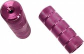 asverlengers/pegs BMX Freestyle 110 mm staal paars 2 stuks