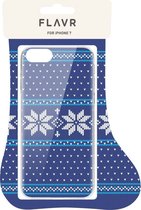 Apple iPhone SE (2022) Hoesje - FLAVR - Ugly Xmas Sweater Serie - TPU Backcover - Blauw - Hoesje Geschikt Voor Apple iPhone SE (2022)