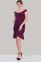 HASVEL-Mini-Jurk Dames -Paarse jurk- Jurk- Maat L- Jurk met spaghettibandjesHASVEL-Women Mini-Dress -Purple Dress- Dress- Size L- Spaghetti Strap Dress