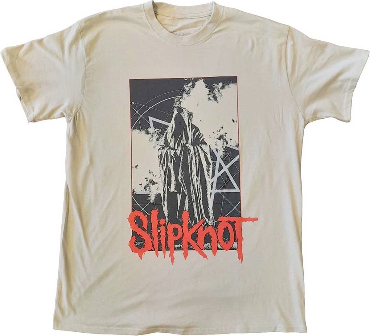 Slipknot - Sid Photo Heren Tshirt - L - Creme