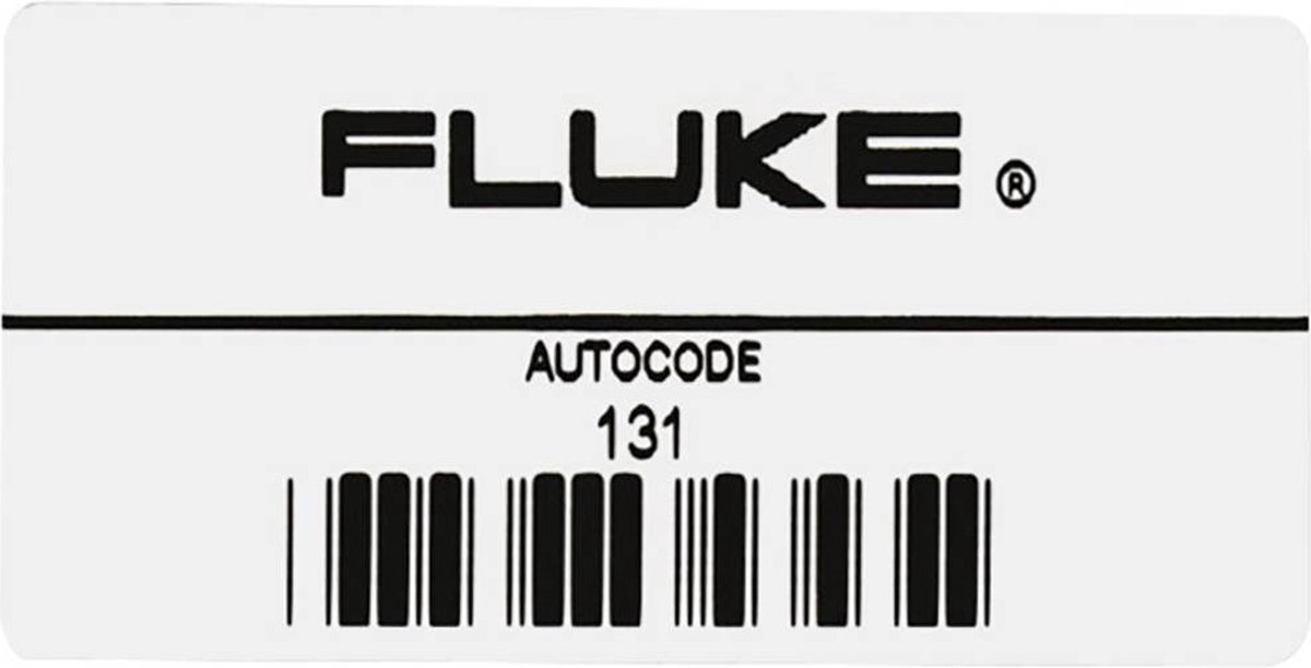 Fluke 2141239 AUTO200B Sticker Testcode sticker 1 stuk(s)