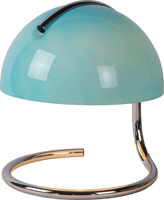 Lucide CATO - Lampe de table - Ø 23,5 cm - 1xE27 - Bleu