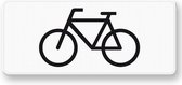 Verkeersbord OB2 alleen voor fietsers - aluminium DOR 450 x 200 mm Klasse 2 - 10 jaar garantie