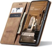 Hoesje geschikt voor Samsung Galaxy A23 - Book Case Leer Slimline Bruin