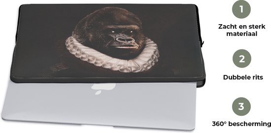 Housse pour ordinateur portable 15 pouces - Peinture - Singe - Maîtres anciens - Housse pour ordinateur portable