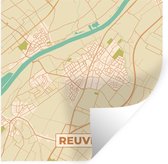 Stickers muraux - Reuver - Plan de la ville - Carte - Carte - 50x50 cm - Film adhésif