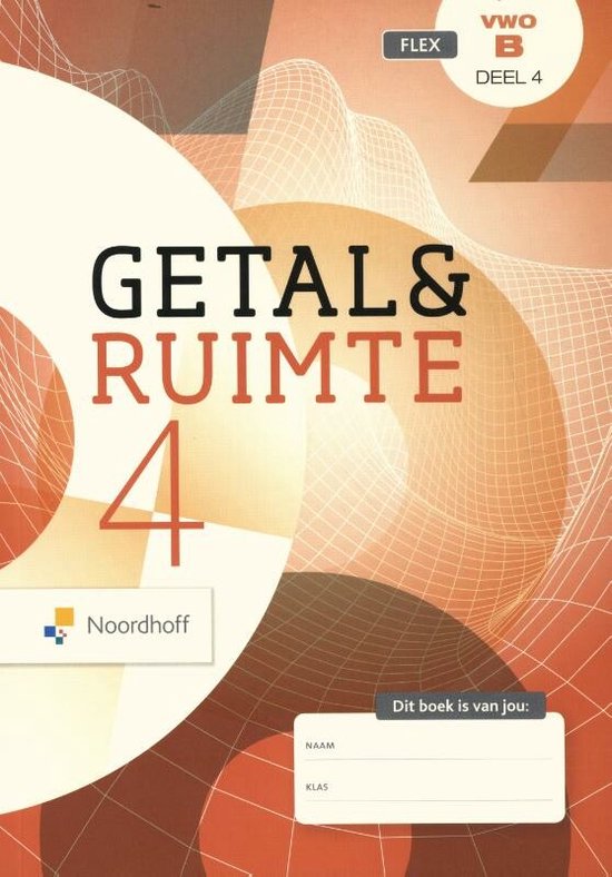 Getal en Ruimte vwo wiskunde B deel 4 FLEX 9789001752019 Boeken bol