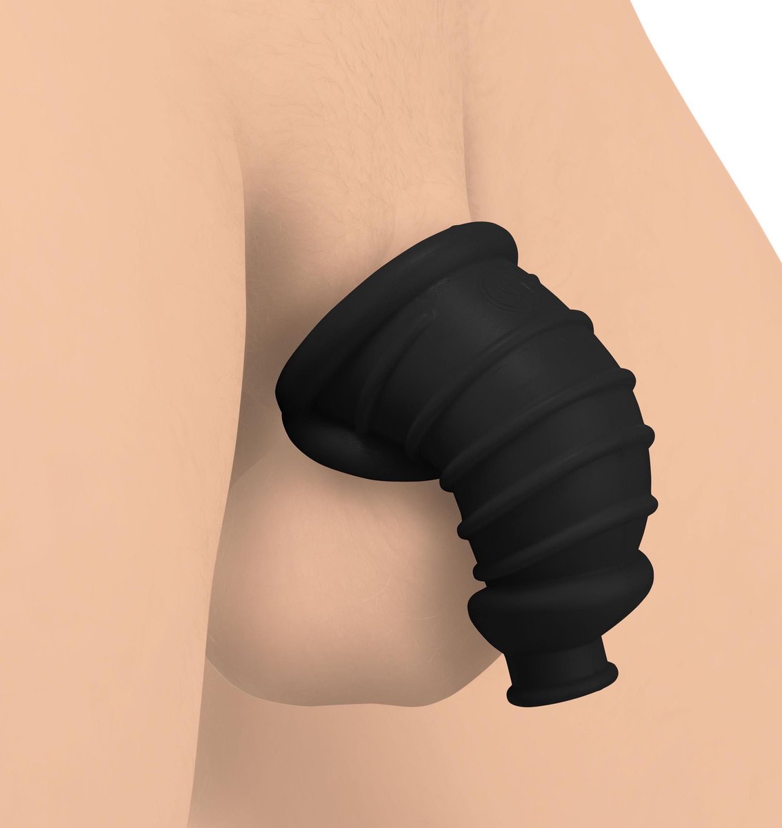 XR Brands Dark Chamber - Kuisheidskooi - Siliconen - Zwart