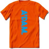 A'Dam Amsterdam T-Shirt | Souvenirs Holland Kleding | Dames / Heren / Unisex Koningsdag shirt | Grappig Nederland Fiets Land Cadeau | - Oranje - XL