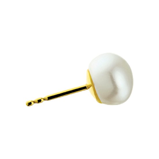 La collection de bijoux Clous d'oreilles Perle - Or jaune