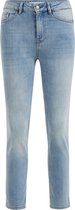 WE Fashion Dames high rise slim crop jeans - Curve.