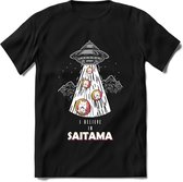 I Believe In Saitama T-Shirt | Saitama Inu Wolfpack Crypto Ethereum kleding Kado Heren / Dames | Perfect Cryptocurrency Munt Cadeau Shirt Maat M