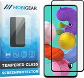 Mobigear Gehard Glas Ultra-Clear Screenprotector voor Samsung Galaxy A51 - Zwart