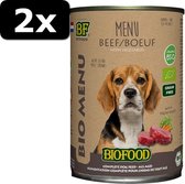 2x BIOFOOD ORGANIC RUND MENU 12X400GR