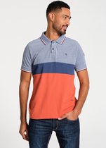 J&JOY - Poloshirt Mannen 06 Feira Navy Brown