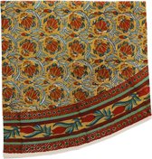 Jamini  - Rond tafellaken Jaipur mustard 175cm - Tafellakens