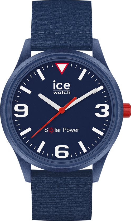 Ice-Watch Analogue Watch ICE solar power - Blue tide - Medium - 3H