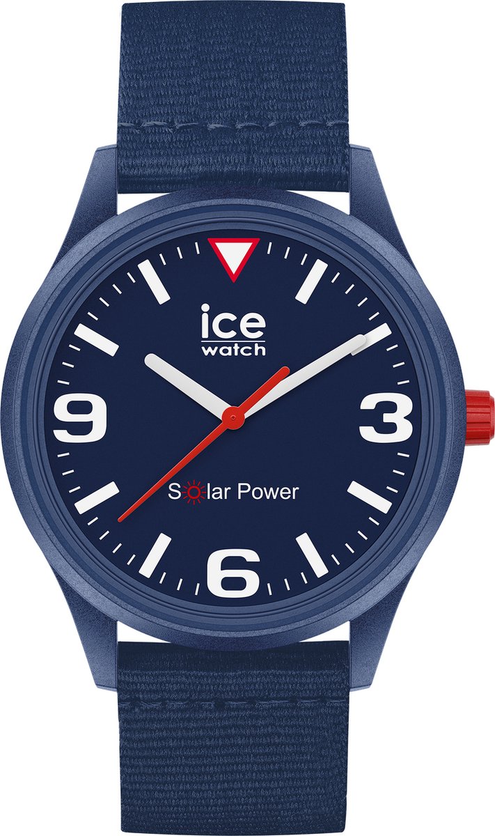 Ice Watch ICE solar power - Blue tide 020059 Horloge - Textiel - Blauw - Ø 40 mm