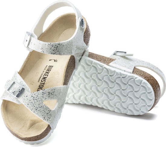Sandales pour femmes Kids Birkenstock Rio Cosmic Sparkle White Coupe  étroite | Blanc |... | bol.com