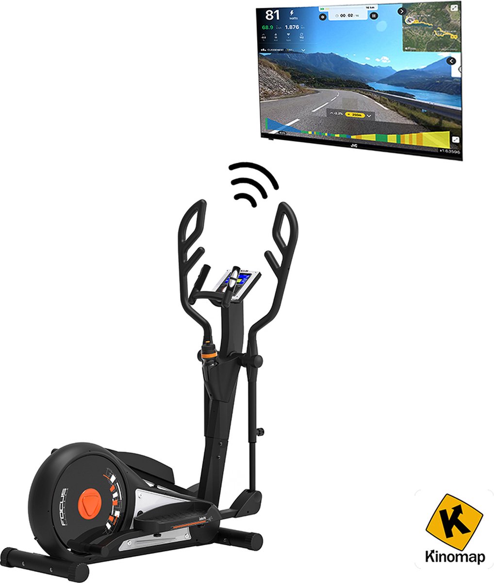 stroomkring medley storting Crosstrainer Focus Fitness Fox 5 iPlus - Incl. tablethouder en Bluetooth -  Rear... | bol.com