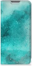 Foto hoesje Xiaomi 12 | 12X Smart Cover Painting Blue
