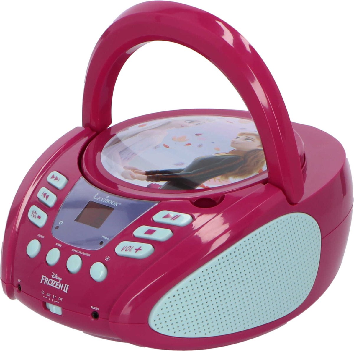 Lecteur CD Portable Bluetooth Licorne - LEXIBOOK - Effets Lumineux - USB -  Enfant - Violet - Rose rose - Lexibook
