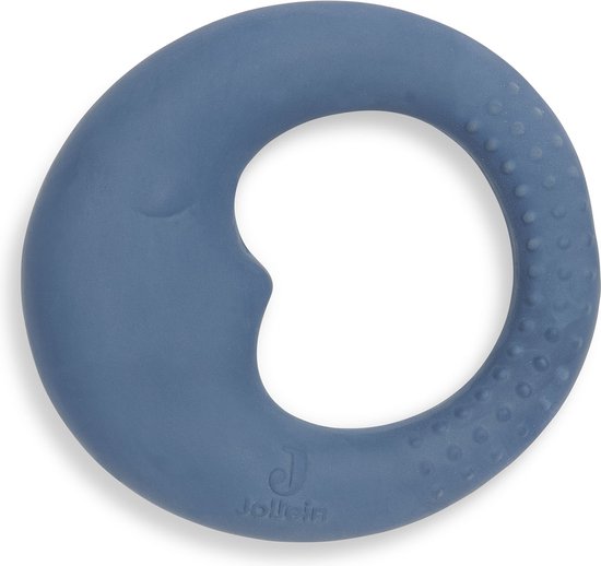 Jollein Bijtring Rubber Moon - Jeans Blue