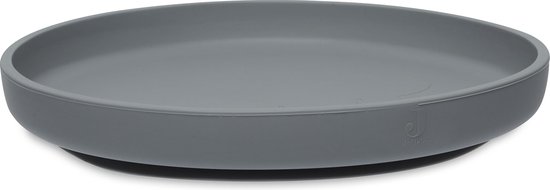 Jollein - Bordje (Storm Grey) - Siliconen - Baby Bord, Baby Servies - 6-18 maanden van Jollein — afbeelding 3