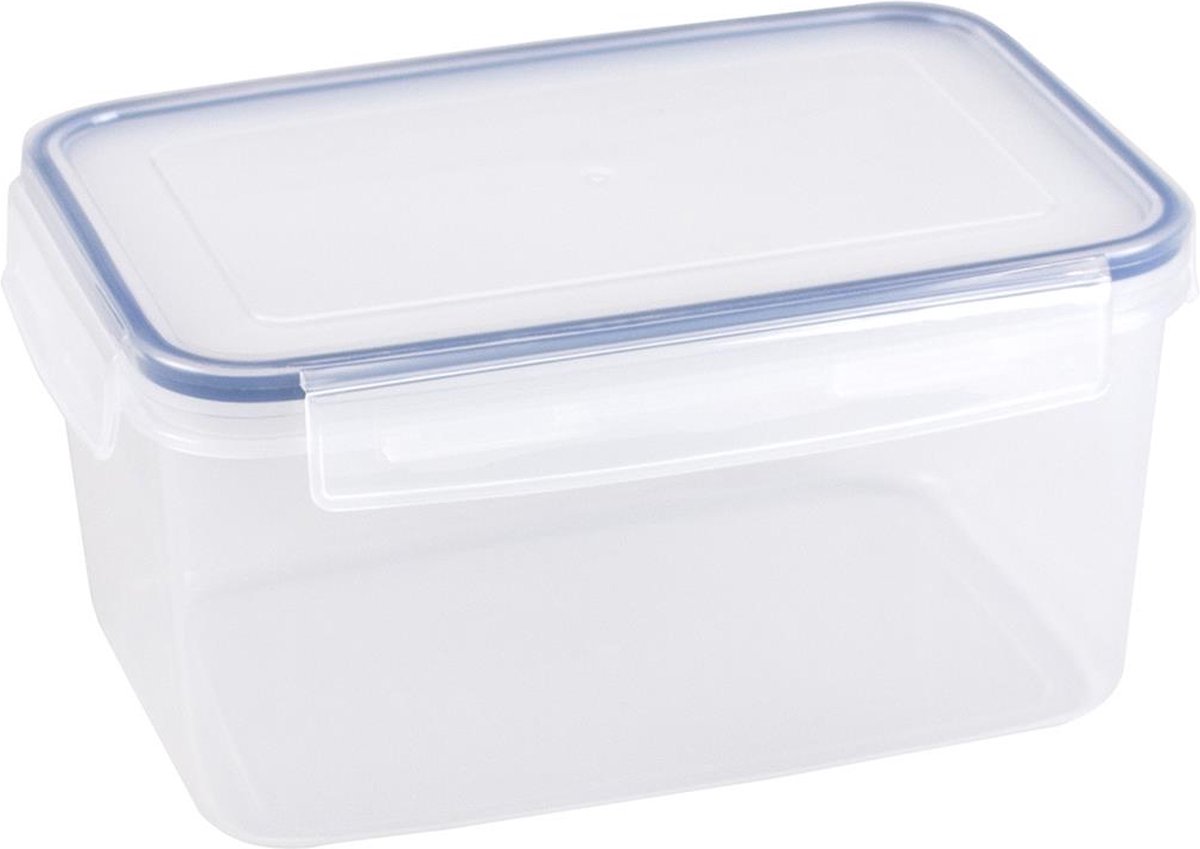 Sunware - Basic vershouddoos met clips 2,4L transparant - 22 x 15,6 x 11 cm