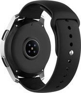 Strap-it Smartwatch bandje 20mm - horlogebandje sport geschikt voor Samsung Galaxy Watch 42mm / Galaxy Watch 3 41mm / Galaxy Watch Active / Active2 40 & 44mm / Gear Sport - Polar Ignite / 2 / 3 / Unite / Pacer - zwart