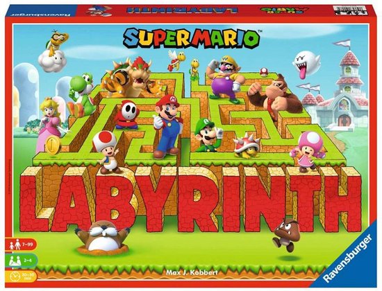 Afbeelding van het spel Gezelschapsspel Super Mario Labyrinth