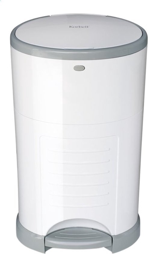 Product: Korbell Luieremmer - 15 liter - Wit, van het merk Korbell