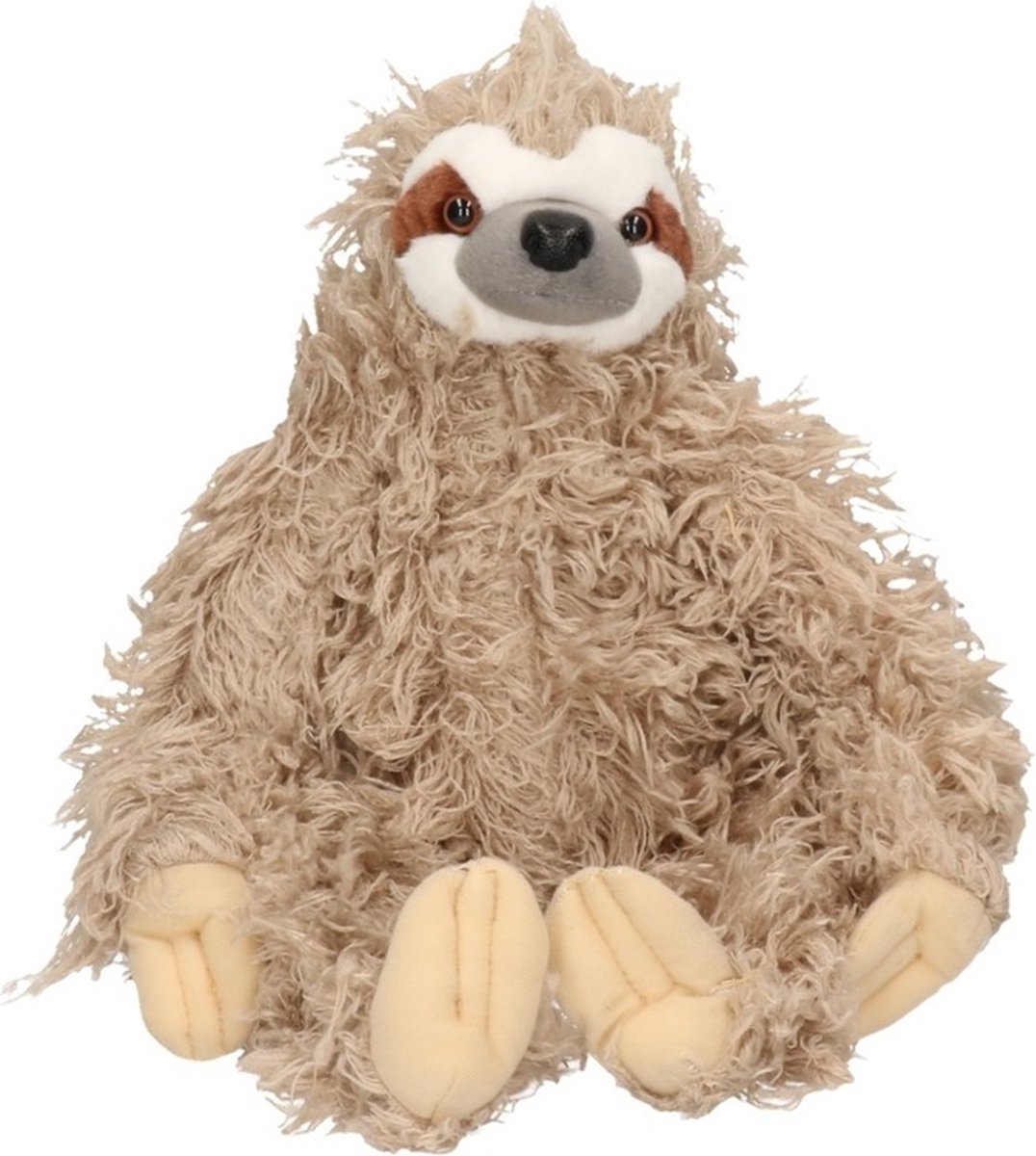 Wild Republic pluche luiaard knuffel - 30 cm - grijs - bosdieren knuffels - Cadeau voor kinderen — afbeelding 6