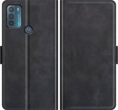 Motorola Moto G50 Hoesje - Mobigear - Slim Magnet Serie - Kunstlederen Bookcase - Zwart - Hoesje Geschikt Voor Motorola Moto G50