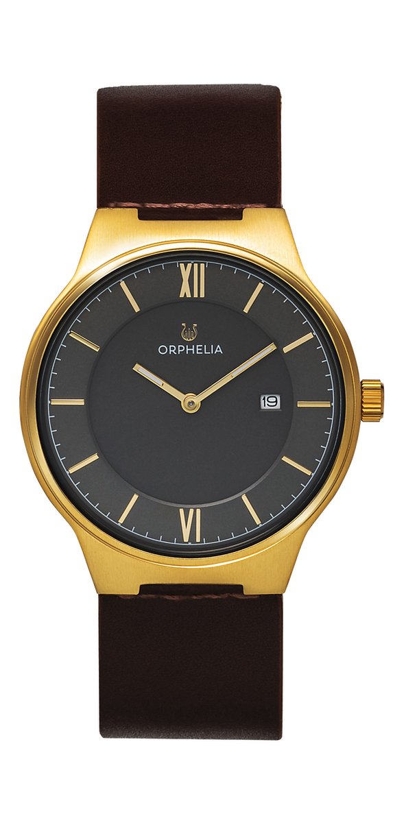 Orphelia Serendipity OR61804 Horloge - Leer - Bruin - Ø 40 mm
