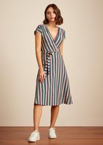 King Louie Jurk Abigail Piccolo Stripe S