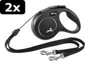 2x FLEXI CLASSIC DUO CORD ZW M 5MTR