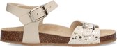 Braqeez Sally Spain Meisjes Sandalen - Beige/Goud - Imitatieleer - Gesp