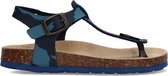 Braqeez Sammy Spain Jongens Sandalen - Blauw - Imitatieleer - Gesp