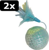 2x MERMAID GIANT BALL BLAUW