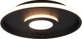 LED Plafondlamp - Badkamerlamp - Torna Asmaya - Opbouw Rond 35W - Spatwaterdicht IP44 - Dimbaar - Warm Wit 3000K - Mat Zwart - Aluminium
