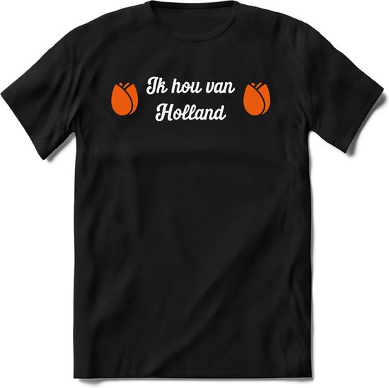 Nederland - Oranje - T-Shirt Heren / Dames  - Nederland / Holland / Koningsdag Souvenirs Cadeau Shirt - grappige Spreuken, Zinnen en Teksten. Maat 3XL