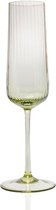 Anna von Lipa - Champagneglas Olive Green (set van 2) - Wijnglazen