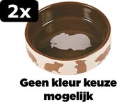 2x VOERBAK HAMSTERMOTIEF ASS 80ML 8CM