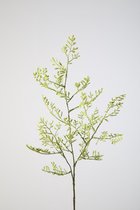 Kunstbloem Limonium - topkwaliteit decoratie - Geel - zijden tak - 90 cm hoog