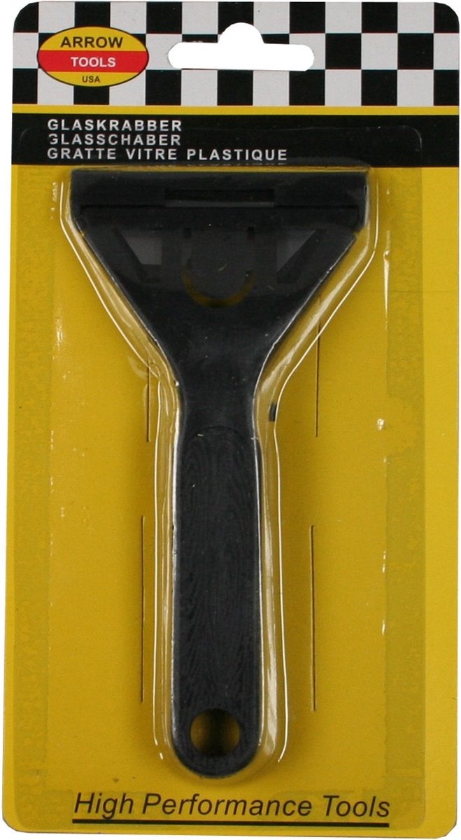 Benson Glasschraper - 62 mm - Zwart - Verwijdert vuil en verf - per stuk
