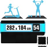 54 Fitness Vloermatten - 30x30 Sportschoolvloer EVA Vloermat voor Fitnessruimte