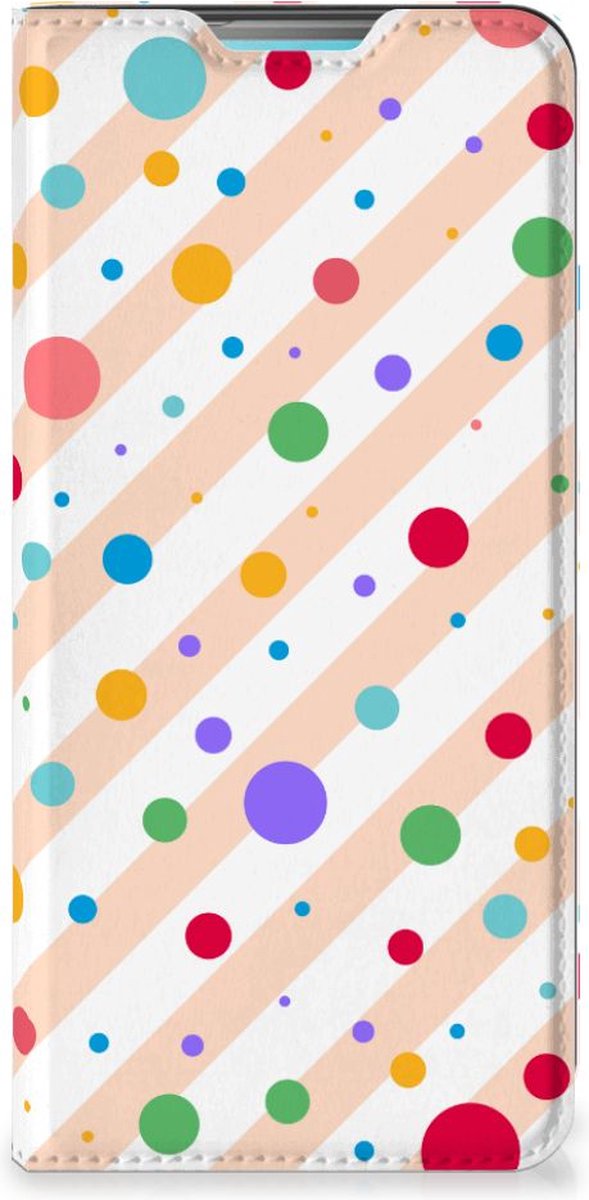 Book Case voor Samsung Galaxy A53 Hoesje met Magneet Dots