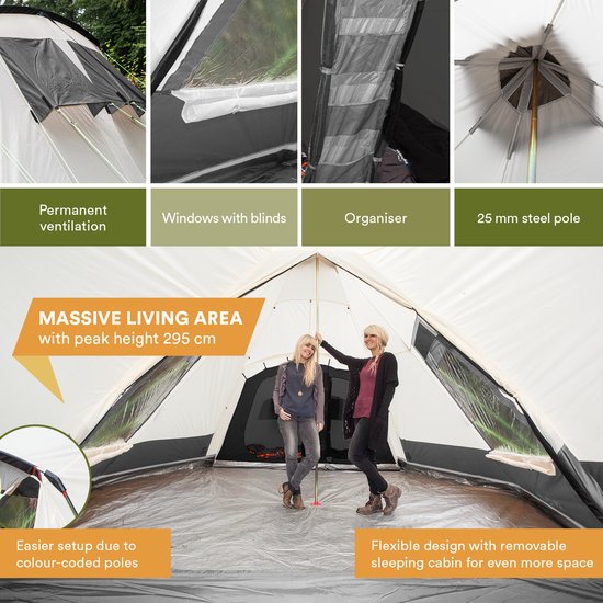 Skandika Navaho 5 Tipi Tent – Tenten – Tipi tent – Campingtent – Voor 5  personen –... | bol.com