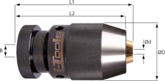 Wiltec Schnellspannbohrfutter MK2-B16 mit 16mm Spannbereich und integriertem Morsekegel Bohrfutter für Bohrmaschine Fräsmaschine Drehmaschine Wiltec Schnellspannbohrfutter MK2-B16 mit 16mm Spannbereich und integriertem Morsekegel Bohrfutter für Bohrmaschine Fräsmaschine Drehmaschine